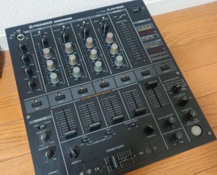 Dj Mixer Pioneer Djm 500 incl flightcase, Ophalen, Gebruikt