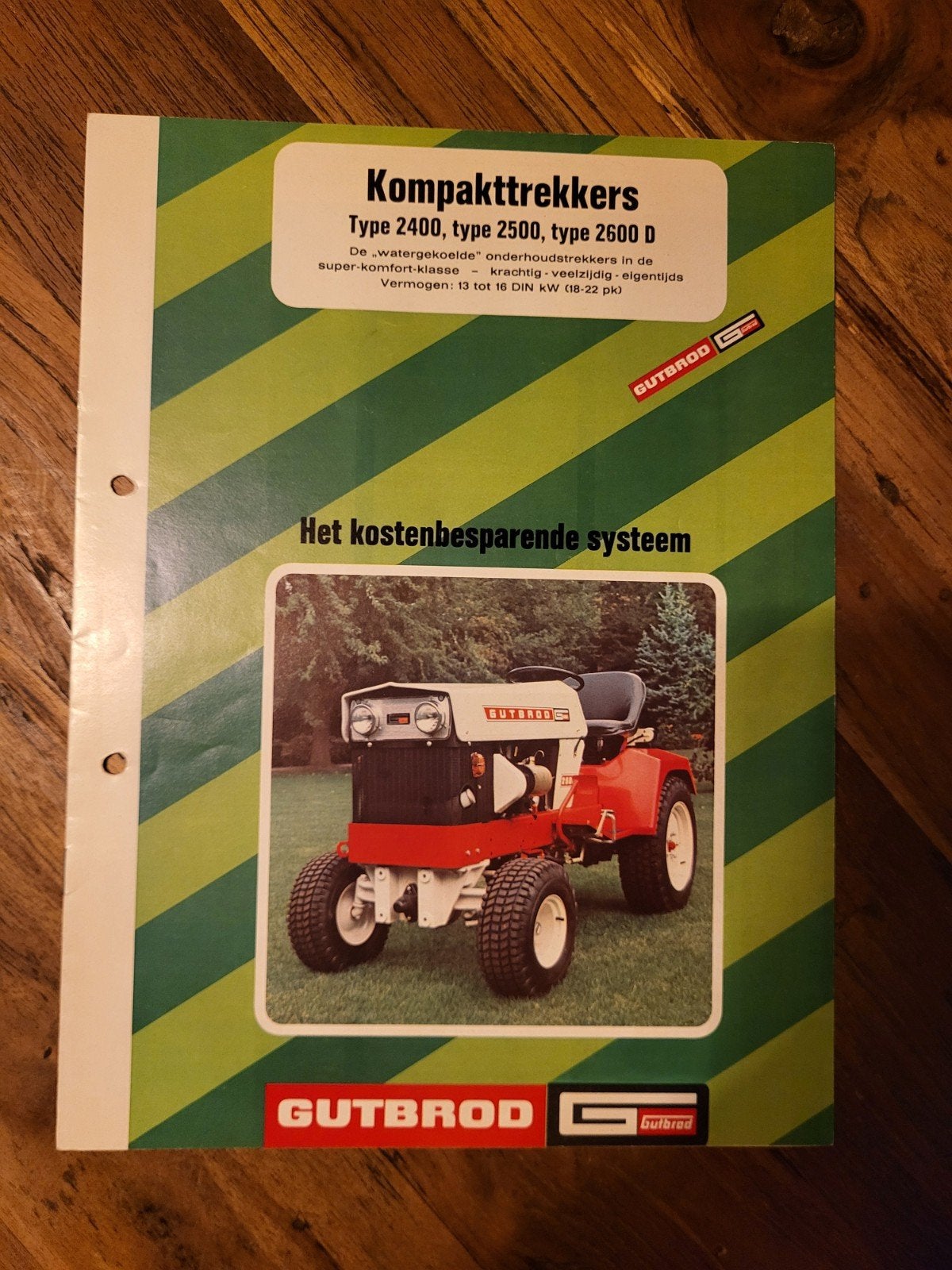 tractor folder GUTBROD 2400 2500 2600 kompakttrekkers, Ophalen of Verzenden, Zo goed als nieuw