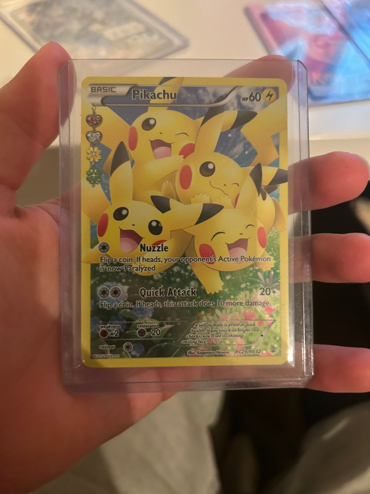 Pikachu promo 2016 RC29 RC32 hele goede staat, Ophalen of Verzenden, Nieuw, Losse kaart
