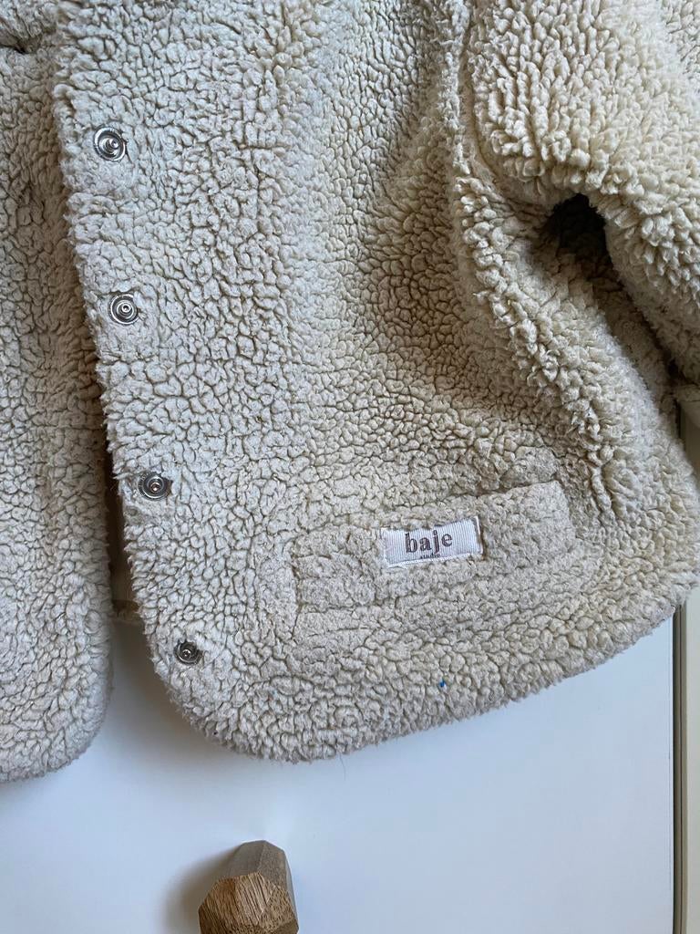 Baje jasje / teddy jas / 80 / creme / bajé / beige, Ophalen of Verzenden, Gebruikt, Jongetje of Meisje
