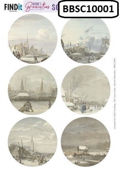 Scenery uitdrukvellen - deel 1, Hobby en Vrije tijd, Verzenden, Nieuw, Overige thema's, Knipvel