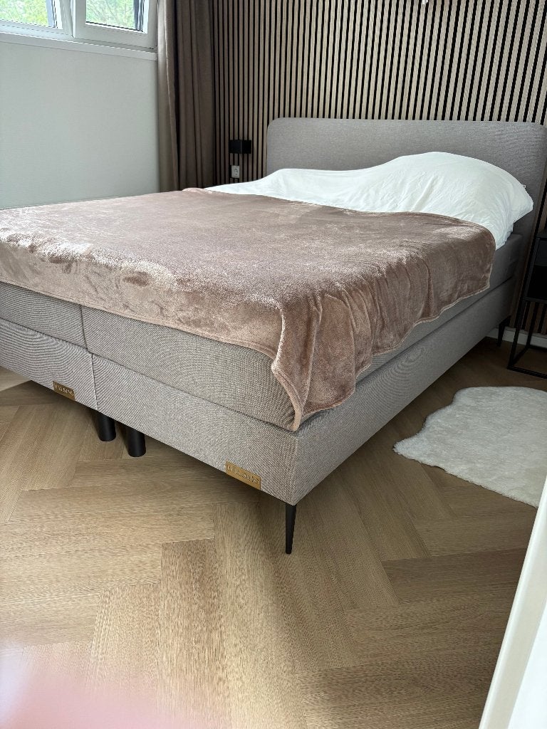 boxspring, Ophalen, Tweepersoons, Zo goed als nieuw, 200 cm