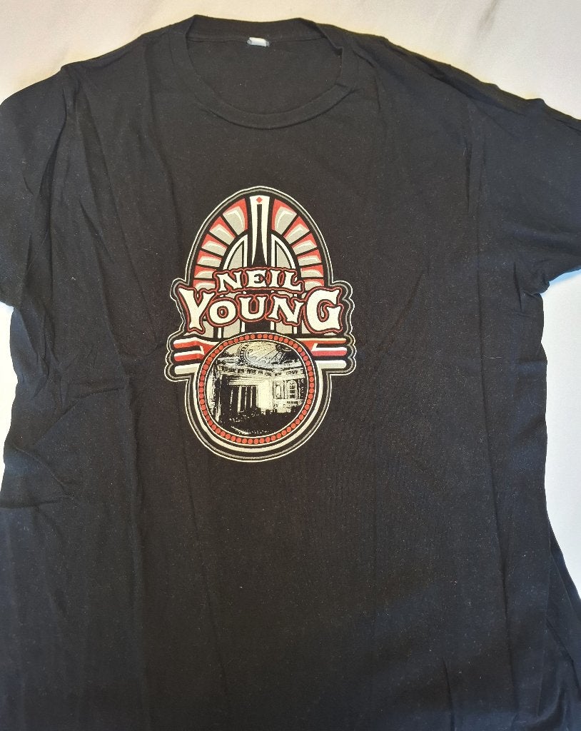 T-shirt Neil Young tour 2008, Verzenden, Gebruikt, Kleding
