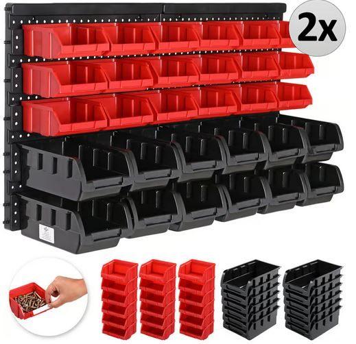 Gereedschapswand + 30 stapelbakjes kunststof GRATIS BEZORGD!, Verzenden, Nieuw, Nvt, Nvt