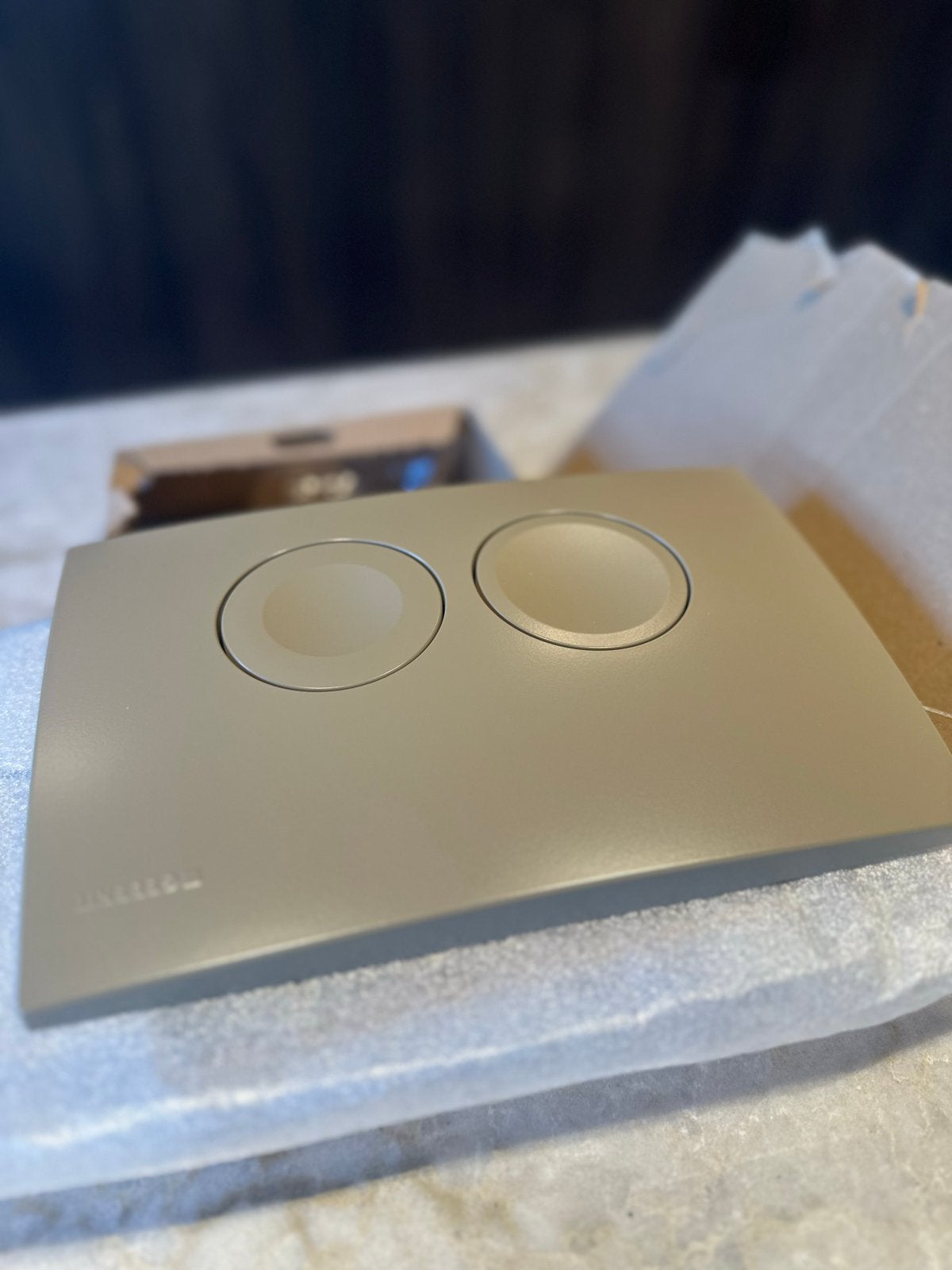 Geberit Delta 25 Bedieningsplaat UP100 Taupe, Ophalen of Verzenden, Nieuw, Toilet