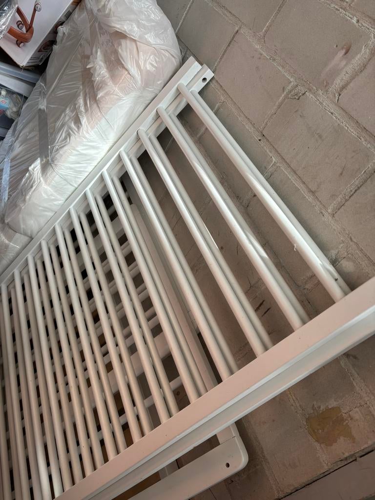 Baby bed gebruikt in goede staat met matras, Ophalen, Minder dan 140 cm, Minder dan 70 cm, Matras