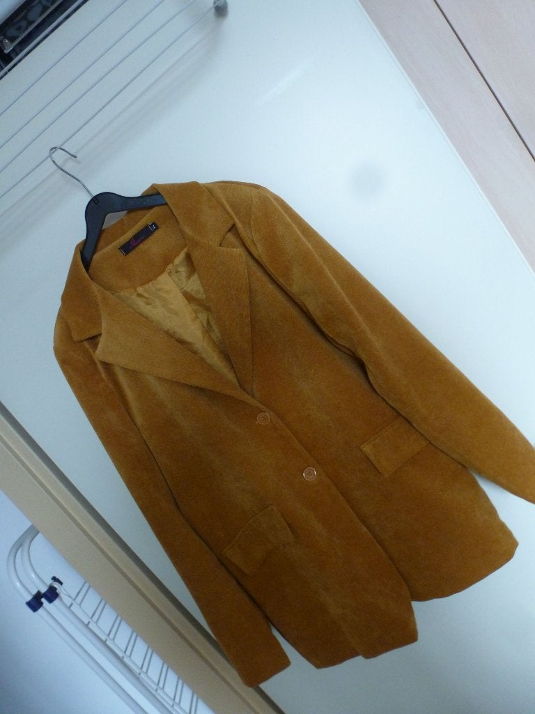 herfst OKERGEEL SAVANNI jasje rib 44 -GRATIS zend, Kleding | Dames, Verzenden, Geel, Maat 42/44 (L), Nieuw