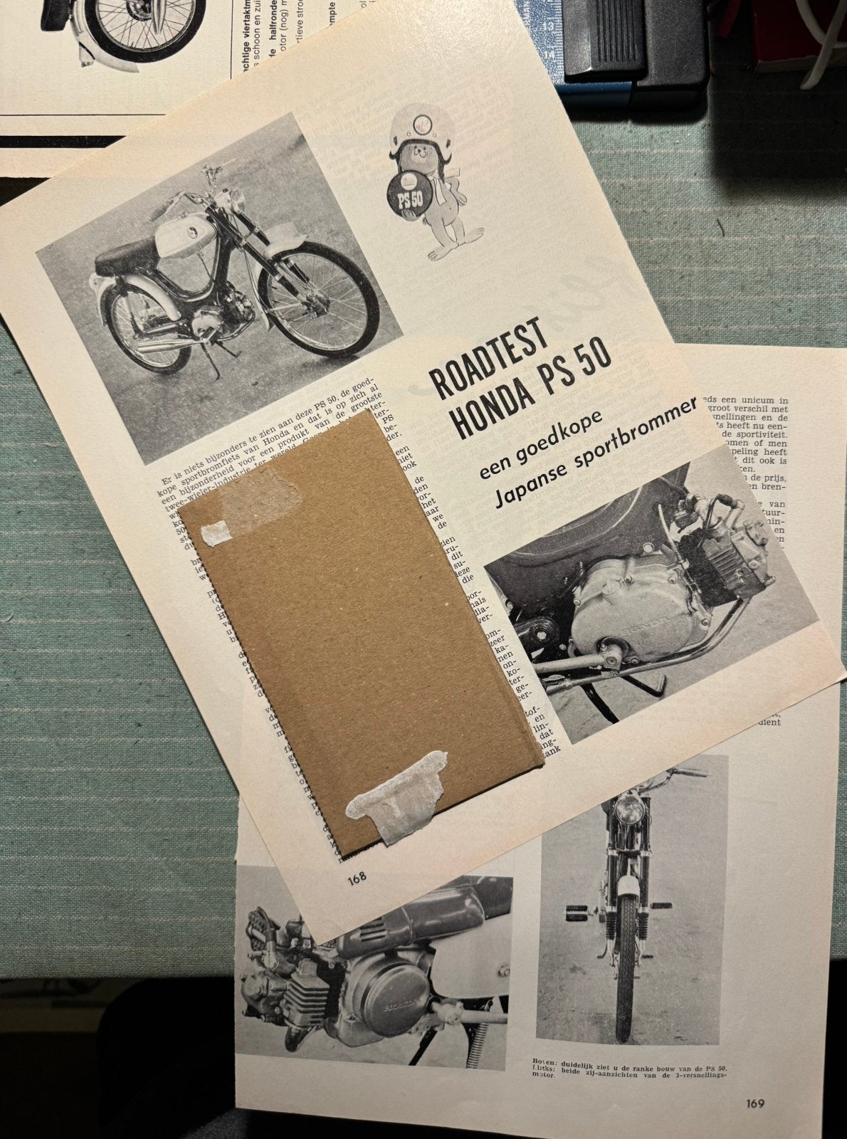 Test Honda PS50, Verzamelen, Verzenden, Zo goed als nieuw, Motoren