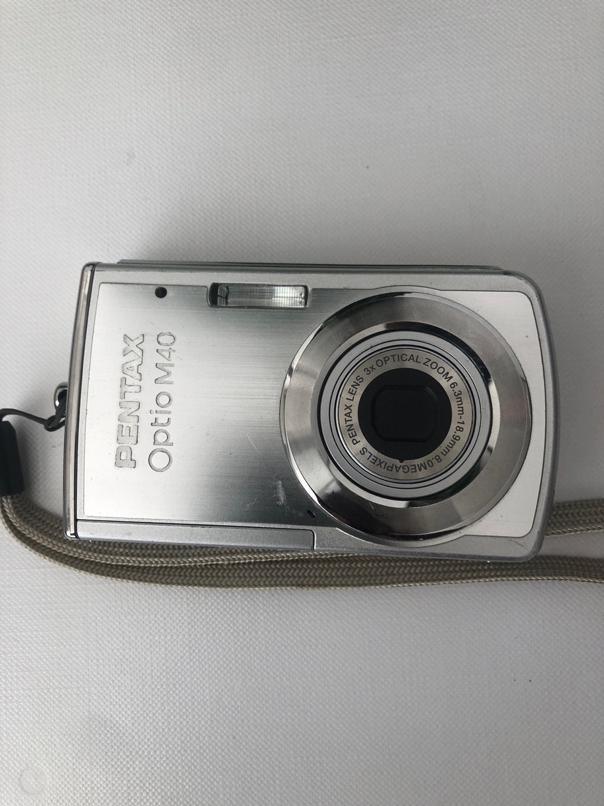 Pentax Optio M40 Compactcamera - Zonder Lader, Audio, Tv en Foto, Ophalen of Verzenden, Zo goed als nieuw, Compactcamera, Accu