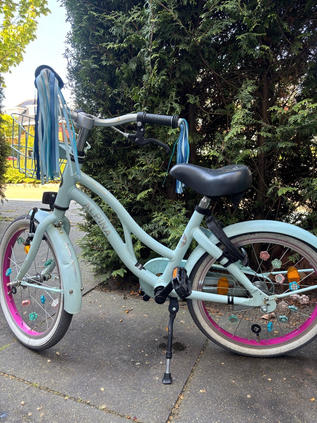 Alpina kinderfiets 18 inch, Fietsen en Brommers, Fietsen | Meisjes, Ophalen, Terugtraprem, 18 inch, Handrem