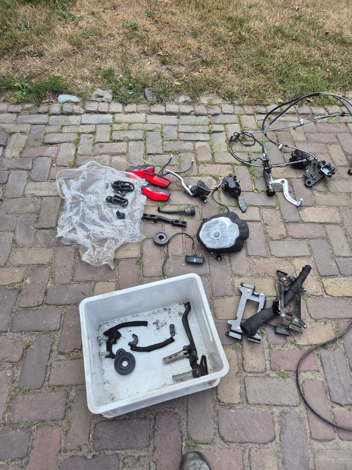 Zero S/DS/DRS Motor Onderdelen Koplamp, Remmen, snaar, Ophalen of Verzenden, Gebruikt