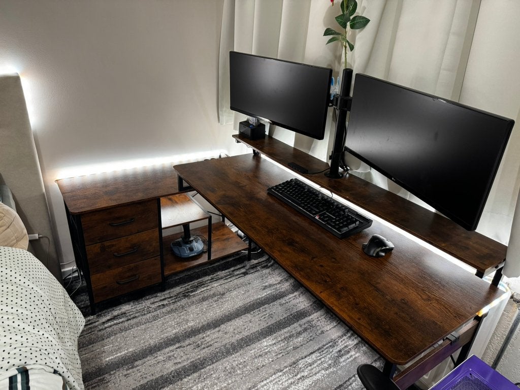 2x LG 25 inch UltraWide monitor - 2560x1080, Full HD, Lg, Ultrawide, 60 Hz of minder