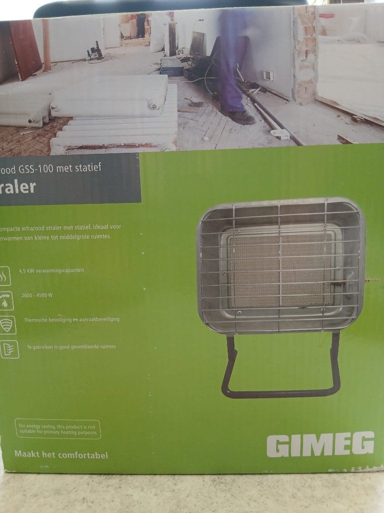 INFRAROOD STRAALKACHEL (NIEUW) GIMEG, Ophalen, Nieuw