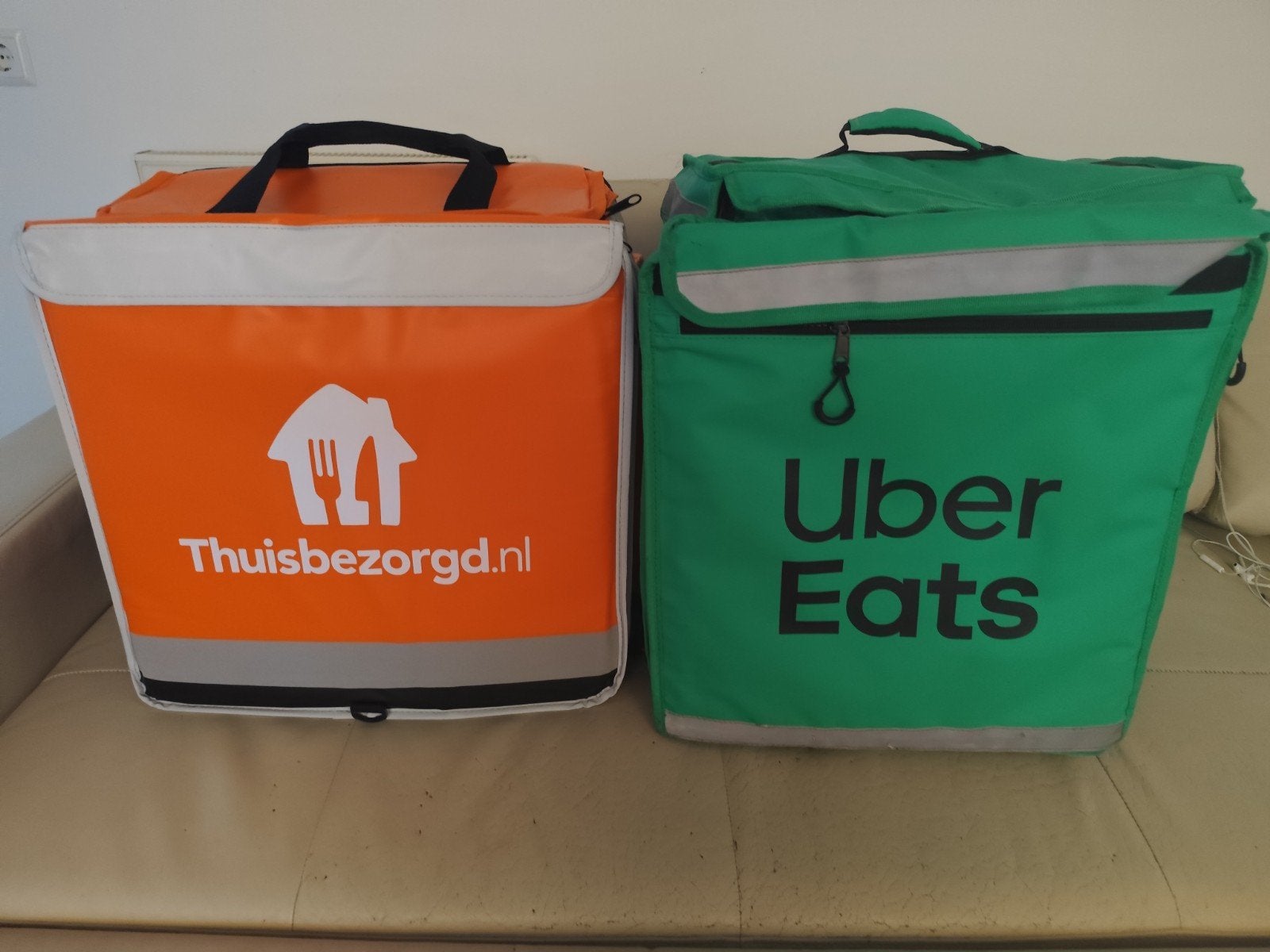 Thermische bezorgtassen van Thuisbezorgd en Uber Eats, Ophalen, Overige merken