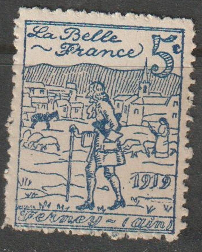 Frankrijk cinderella Delandre La Belle France 1919, Ophalen of Verzenden, Postfris