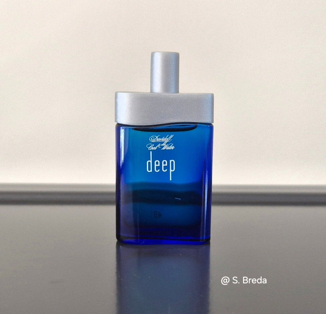 Davidoff - Cool Water Deep - discontinued miniatuur, Ophalen of Verzenden, Zo goed als nieuw, Miniatuur, Gevuld