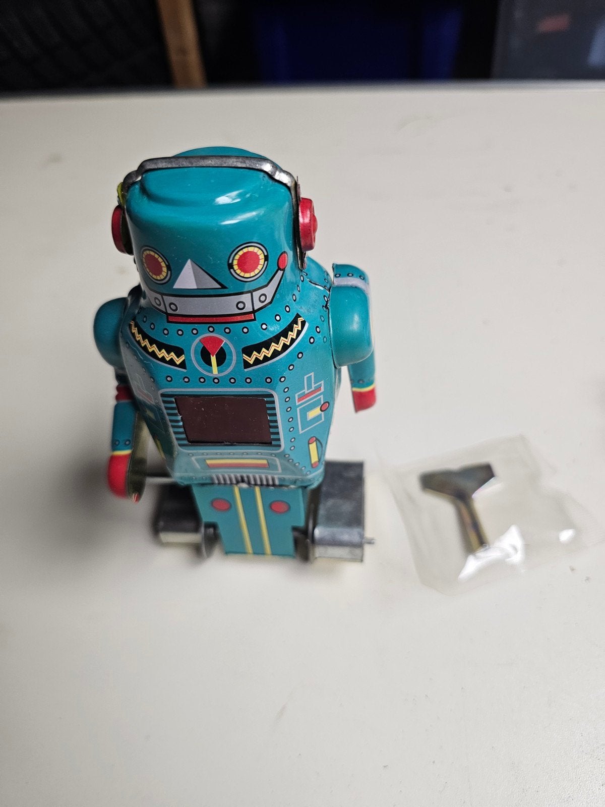 Vintage Spark Robot JMT36 - Blikken Speelgoed Robot, Ophalen of Verzenden