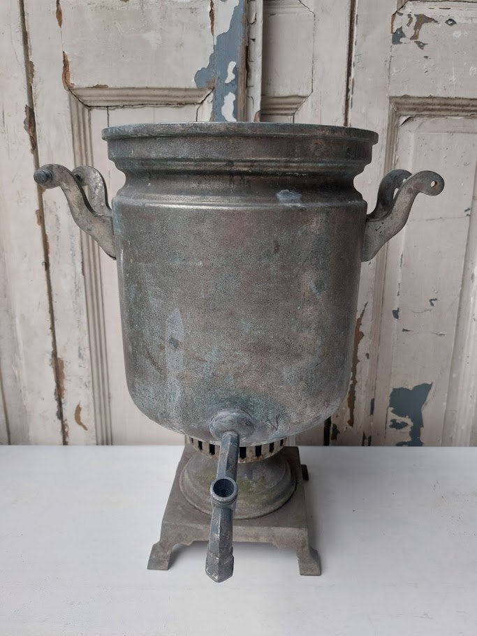 Antieke Russische Samovar theepot, Antiek en Kunst, Antiek | Koper en Brons, Ophalen of Verzenden