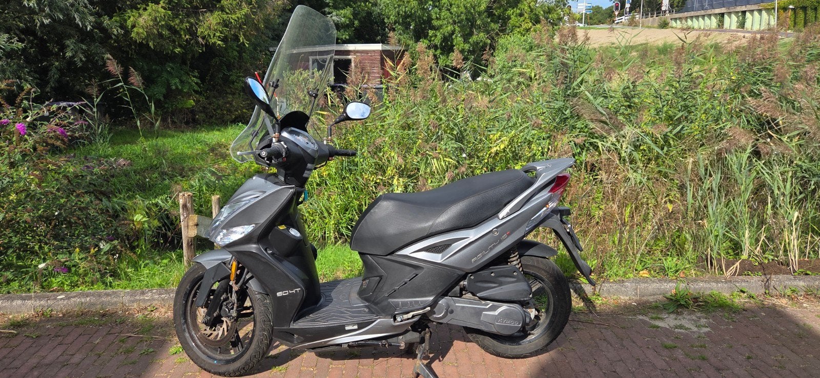 kymco agility 16 bromscooter 45 km, Fietsen en Brommers, Ophalen, 49 cc, Zo goed als nieuw, Agility
