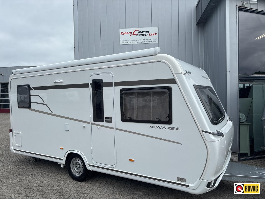 Eriba Nova GL 465 Mover luifel airco Unico, Caravans en Kamperen, Schokbreker, Rondzit, Bedrijf, Overige typen