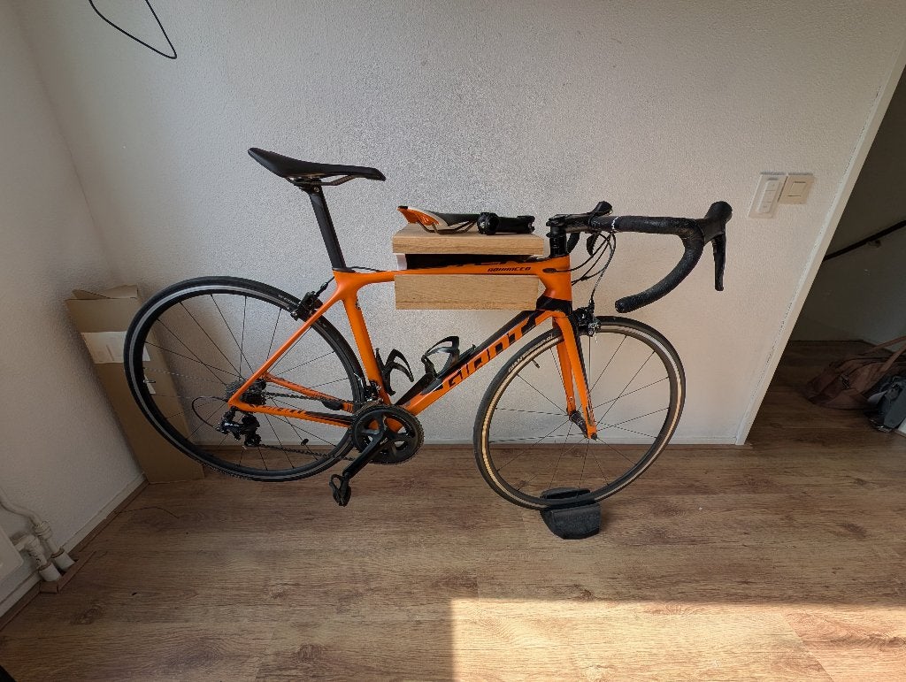 Giant TCR Advanced Pro 2 Carbon Shimano 105  Maat M, Fietsen en Brommers, Ophalen, Gebruikt, 15 tot 20 versnellingen, 26 inch