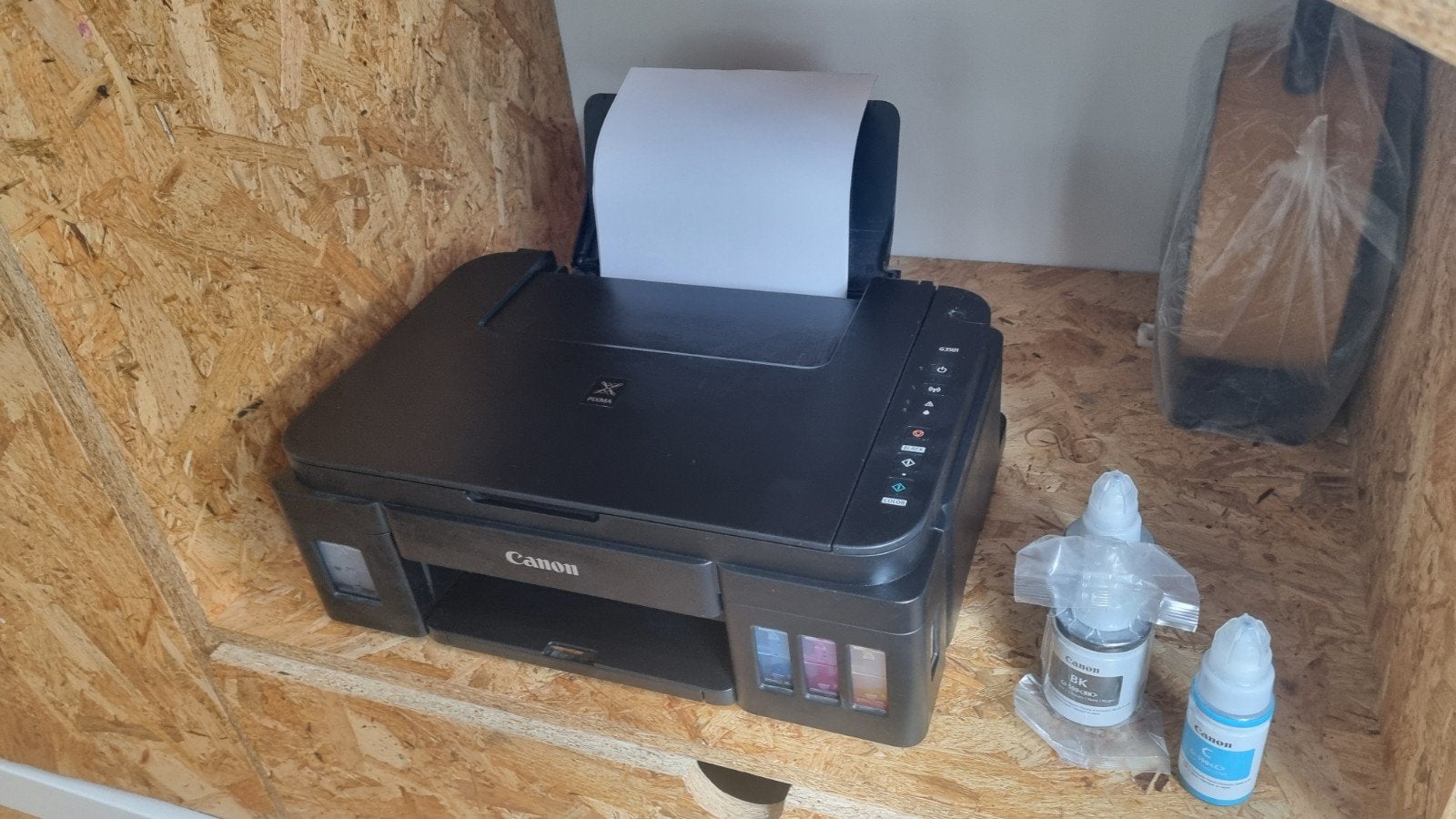 Canon Pixma G3501 voor onderdelen/repair (service fout), Gebruikt, Canon, Inkjetprinter, All-in-one
