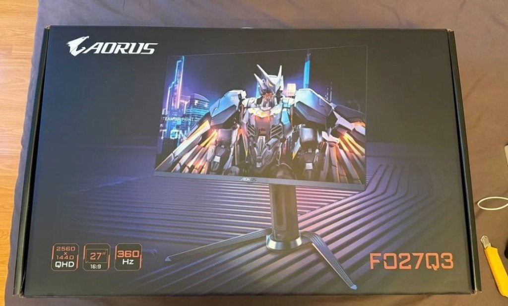 AORUS FO27Q3 27" QD-OLED Gaming Monitor, Computers en Software, Monitoren, Gaming, HDMI, Ophalen of Verzenden, 151 t/m 200 Hz