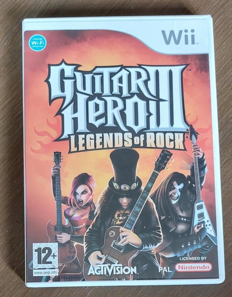 WII Guitar Hero 3 Legends of Rock, Spelcomputers en Games, Games | Nintendo Wii, Muziek, 1 speler, Ophalen of Verzenden, Zo goed als nieuw