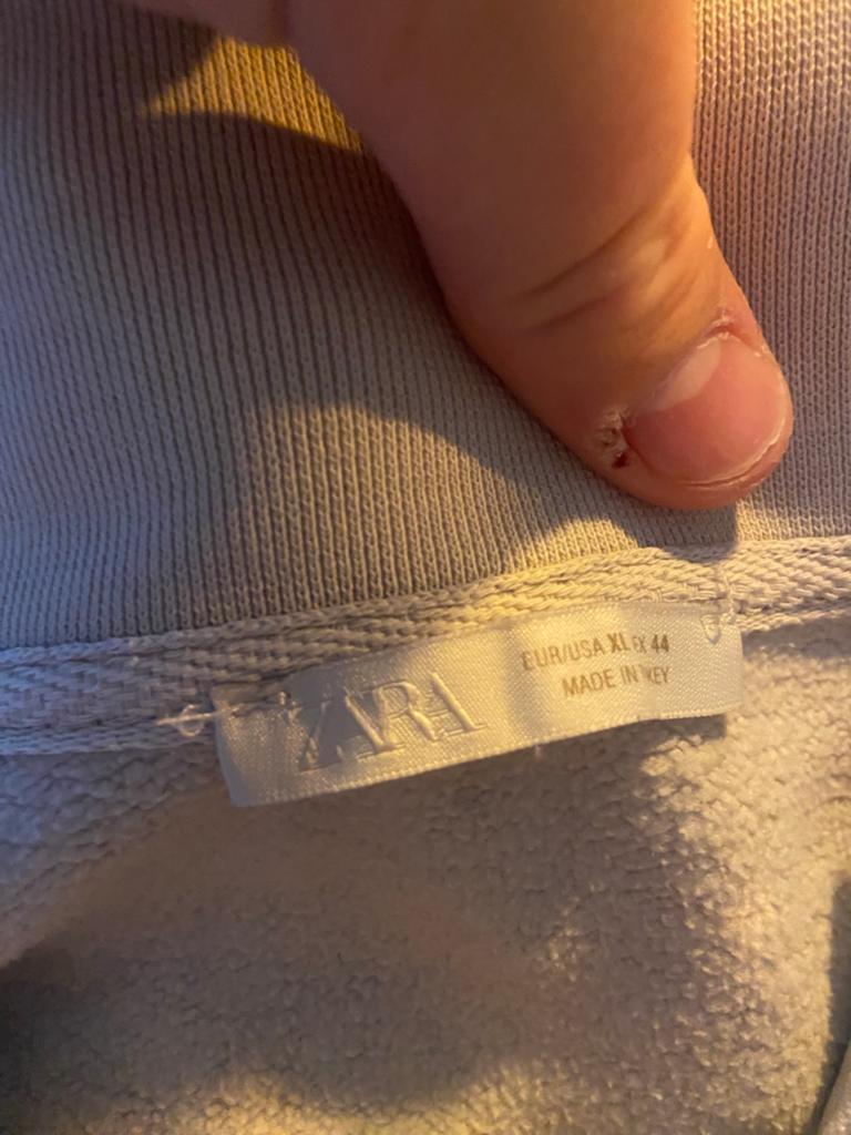 Qaurter zip van zara, Ophalen of Verzenden, Zo goed als nieuw, Maat 48/50 (M), Wit