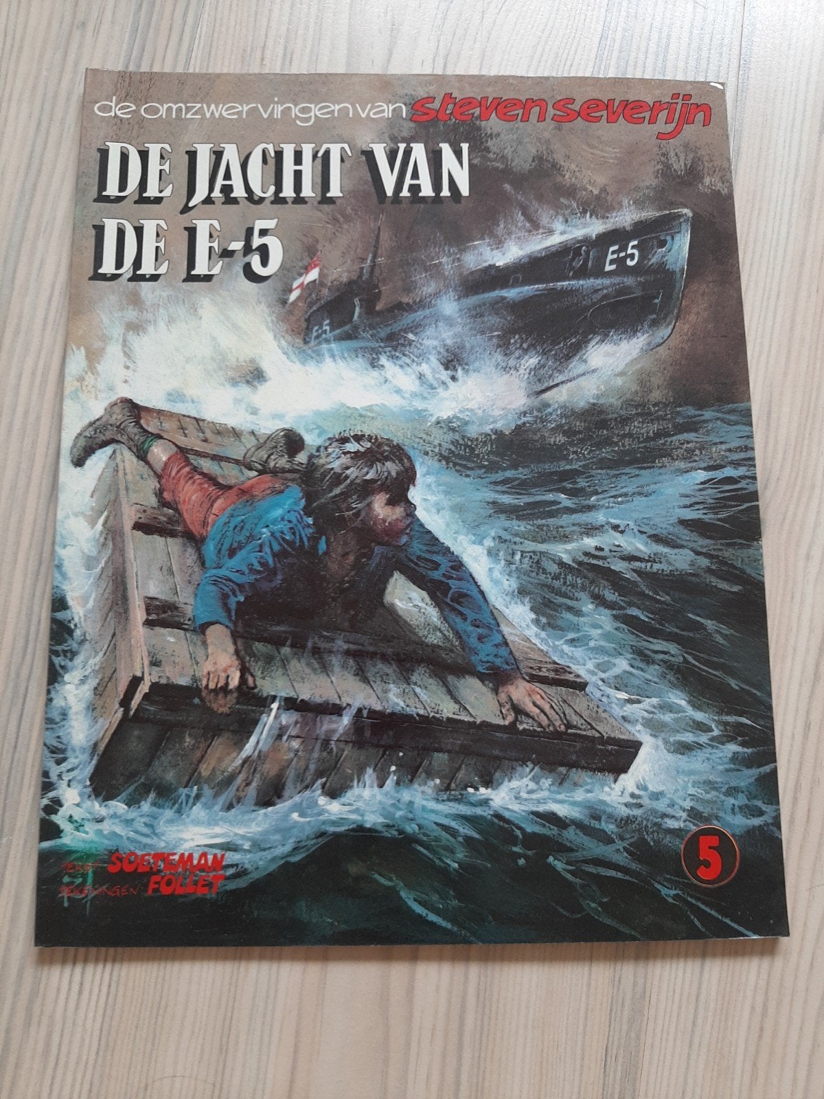 De Jacht van de E-5 - Steven Severijn (Eppo reeks), Ophalen of Verzenden, Gelezen, Steven Severijn