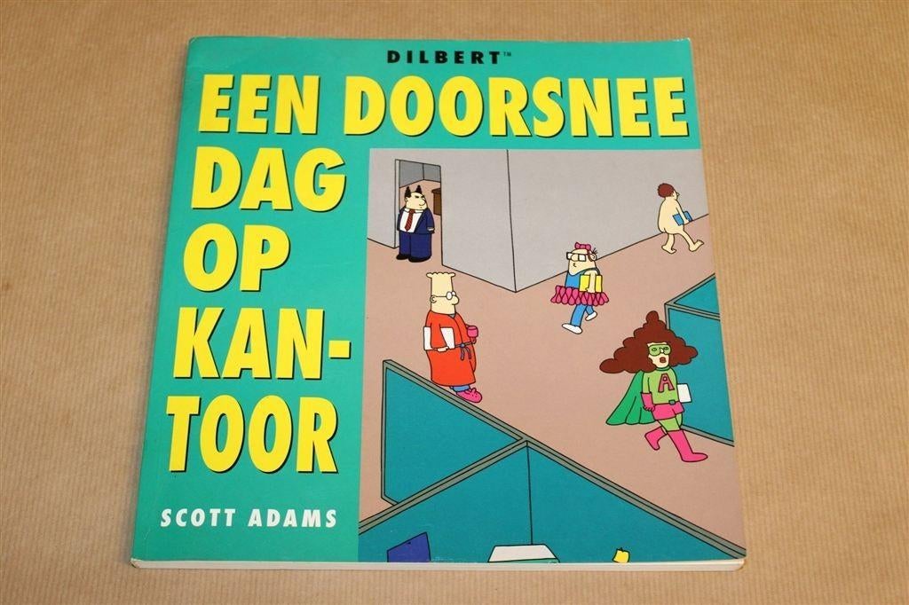 Doorsnee Dag op Kantoor — Dilbert Strip, Scott Adams, Eén stripboek, Ophalen of Verzenden, Gelezen