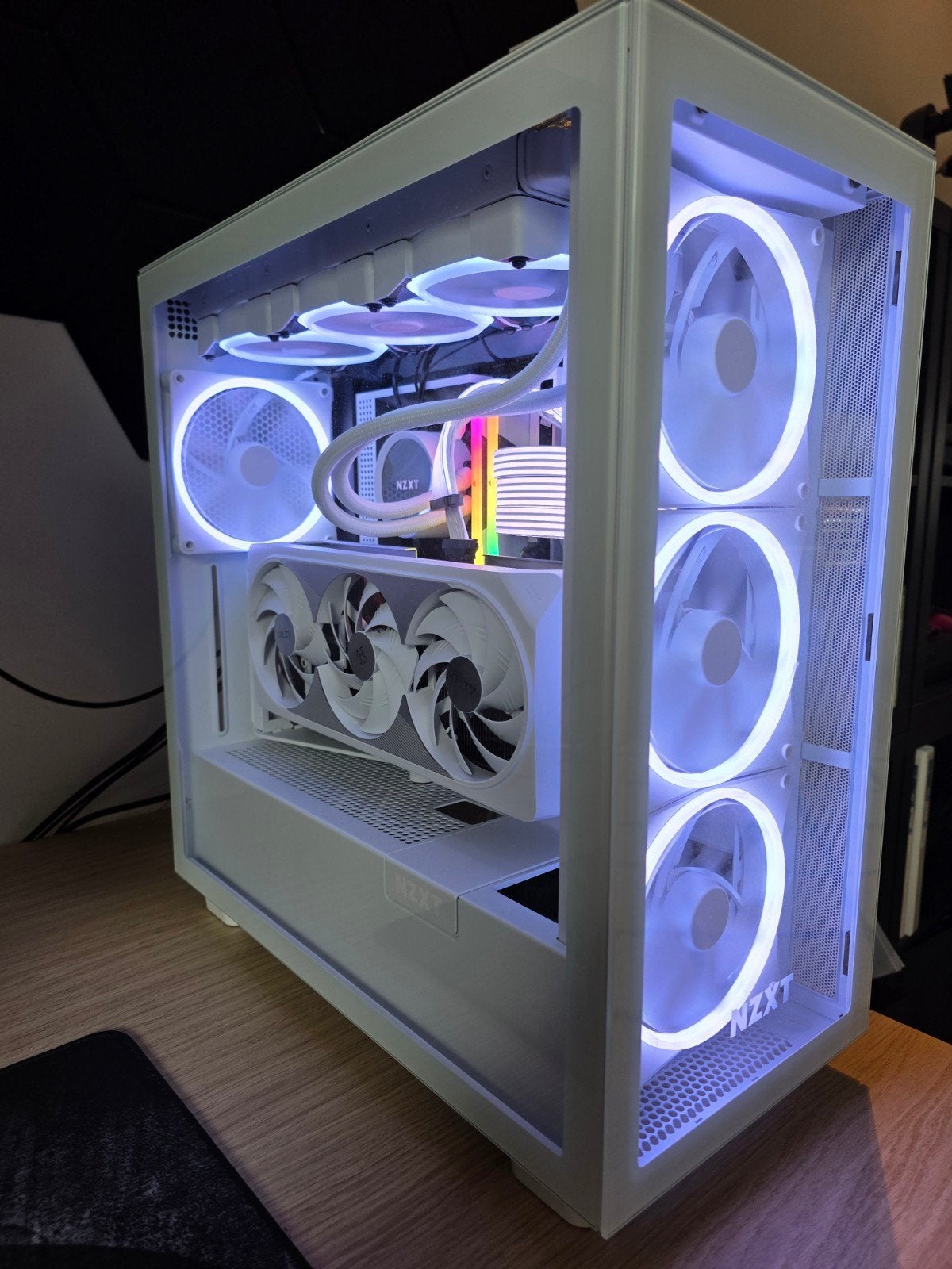 High-End All-White NZXT PC | Ryzen 9 7950X3D | RTX 4080, Ophalen, Gebruikt, 32 GB, 2TB