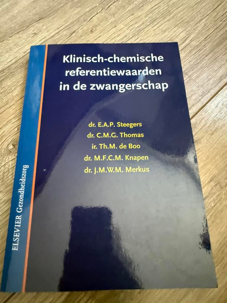 Lesboek Klinisch chemische referentiewaarden in de zwanger., Boeken, Studieboeken en Cursussen, Ophalen of Verzenden, Beta, Zo goed als nieuw