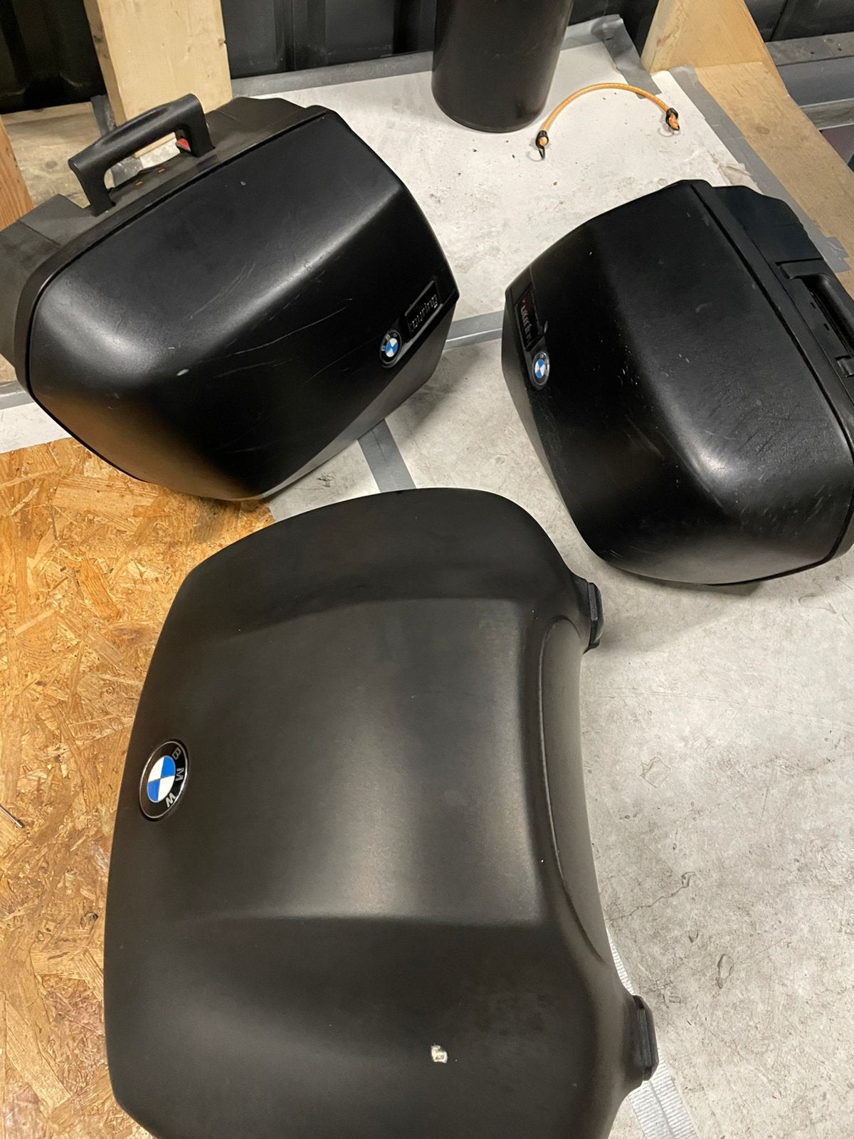 Bmw R1100RT kofferset, Ophalen, Gebruikt