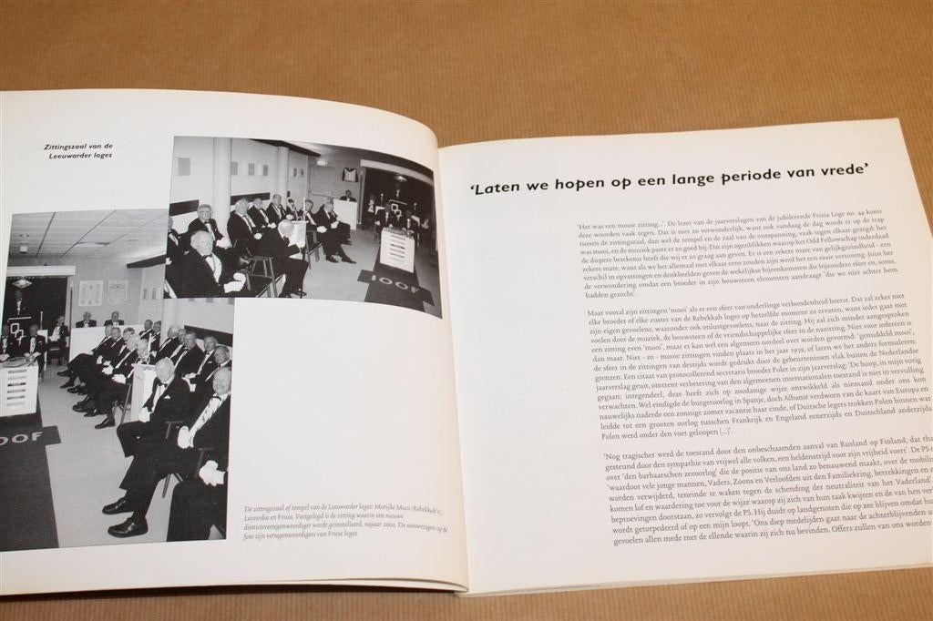 Odd Fellows Leeuwarden — Frisia Loge 80 Jaar Geschiedenis, Boeken, Ophalen of Verzenden, Gelezen
