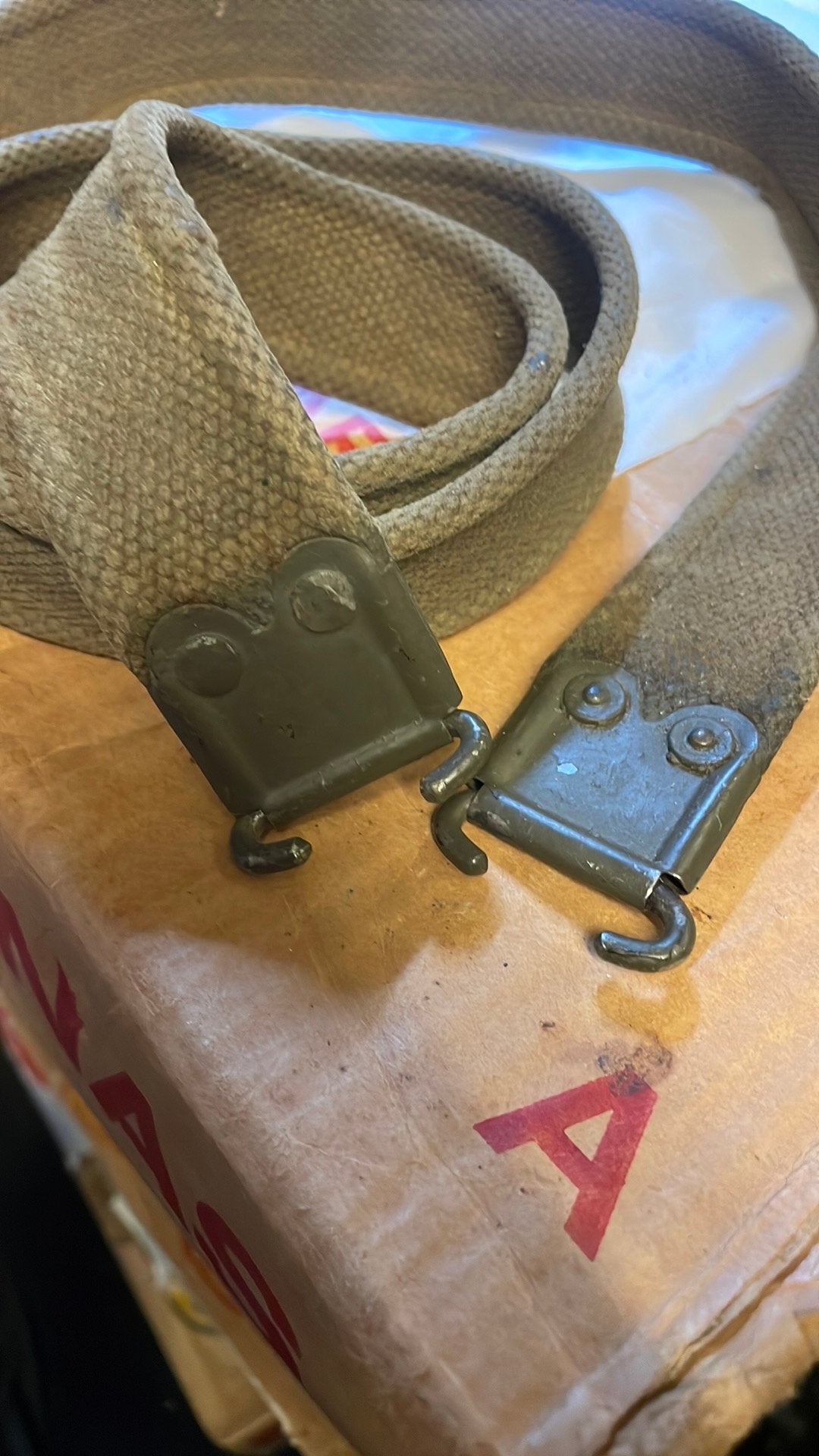 Engelse geweer riem voor lee enfield, Ophalen of Verzenden, Engeland, Overige typen