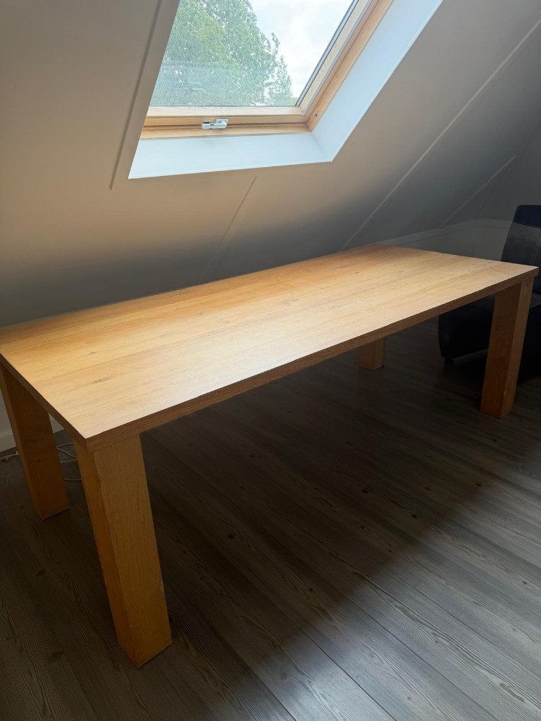 Tafel Robuuste grote eet tafel, Ophalen, Gebruikt, 200 cm of meer, 50 tot 100 cm