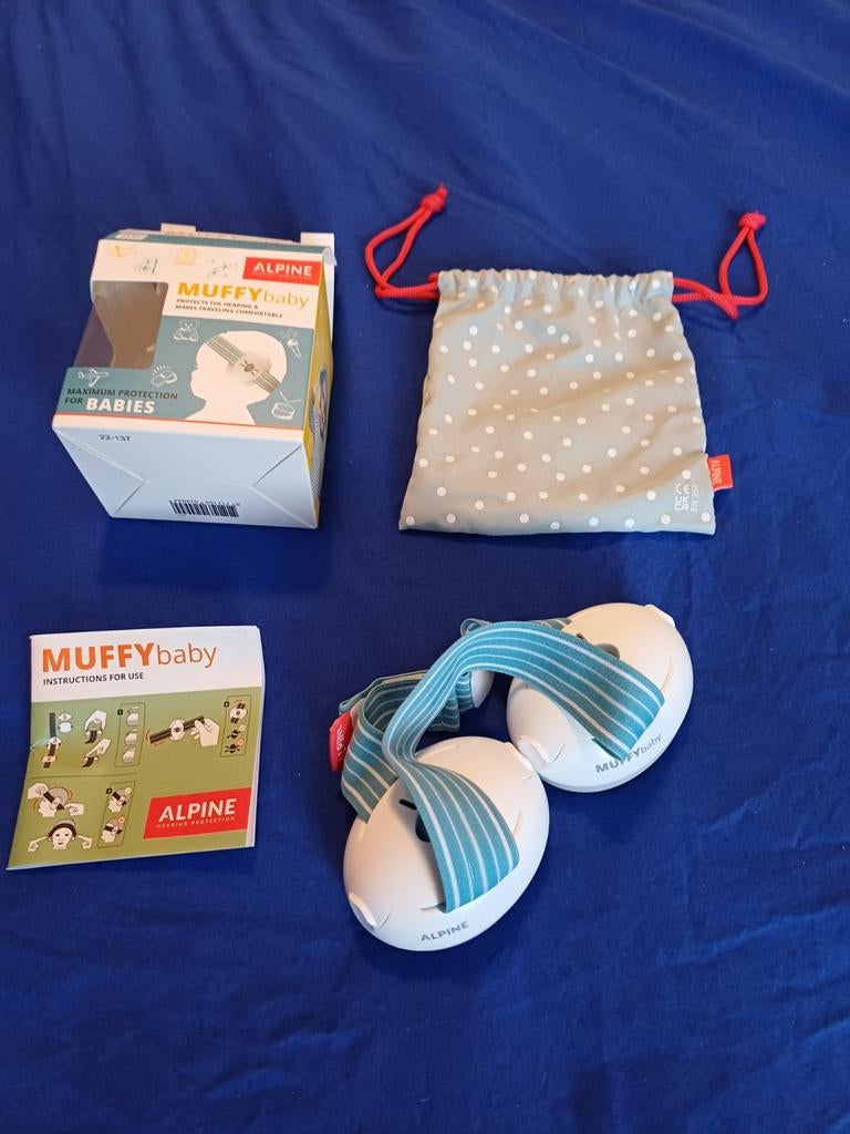 Alpine Muffy Baby gehoorbescherming voor baby's en peuters, Kinderen en Baby's, Overige Kinderen en Baby's, Ophalen, Zo goed als nieuw