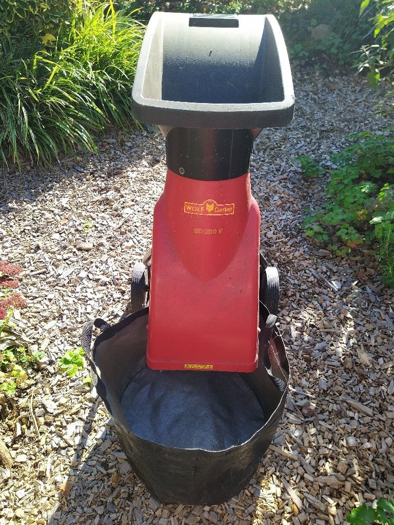 hakselaar, Ophalen, Gebruikt, Met opvangzak, Wolf-Garten