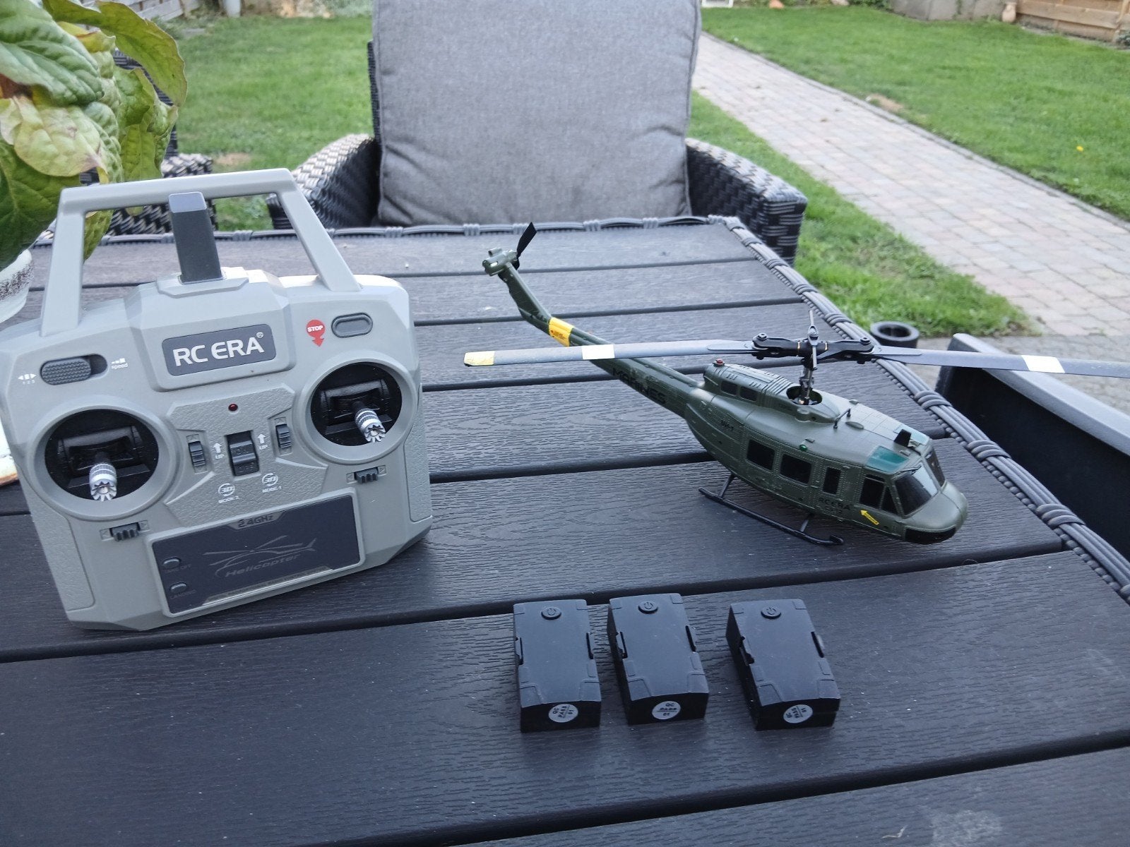 RC ERA 032 met accu's achterrotor defect, Elektro, Gebruikt, RTF (Ready to Fly), Helikopter