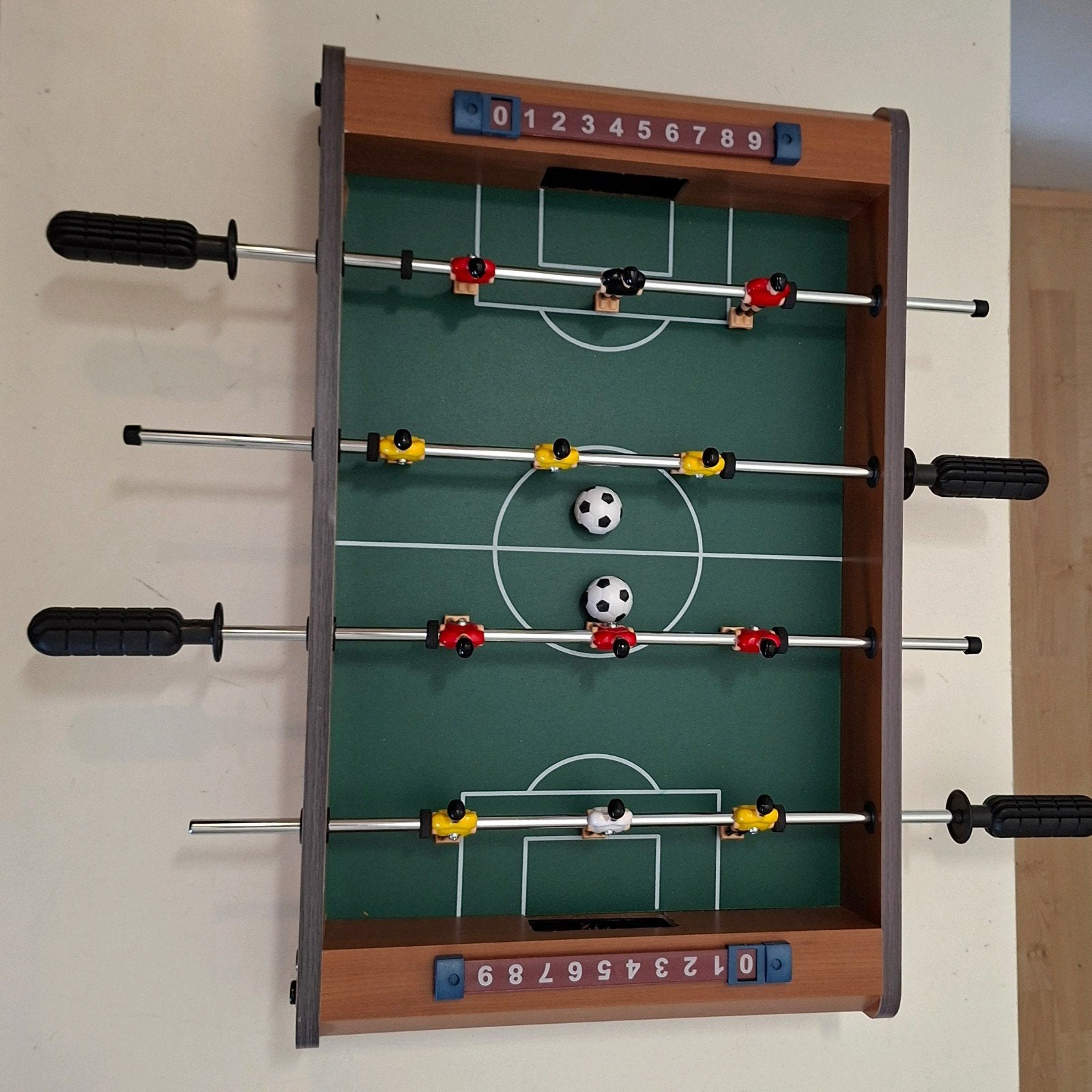 tafelvoetbal, Ophalen, Zo goed als nieuw