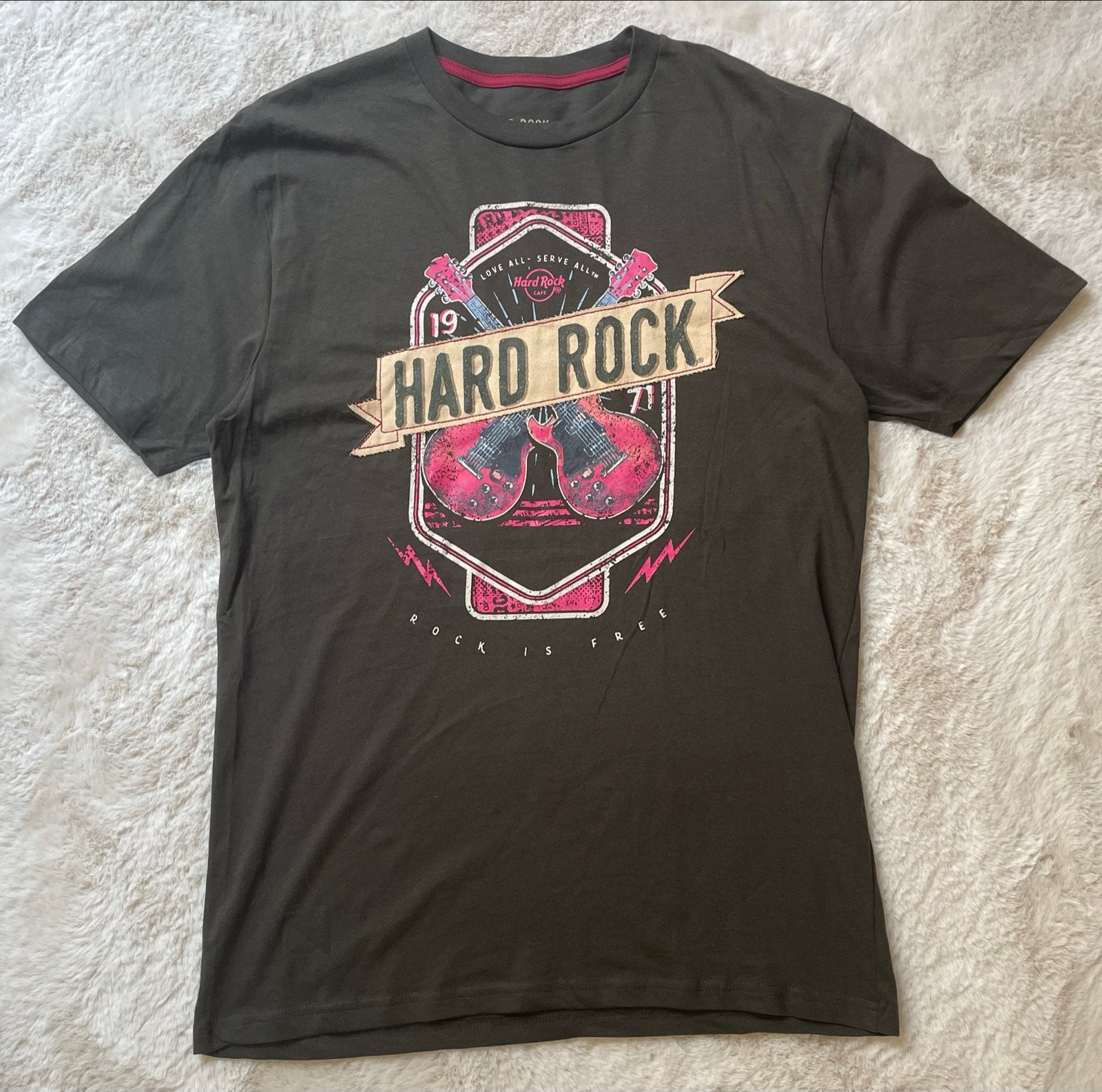 Hard Rock Cafe T-shirt Maat M - Zo goed als nieuw, Ophalen of Verzenden, Zo goed als nieuw, Maat 48/50 (M), Grijs