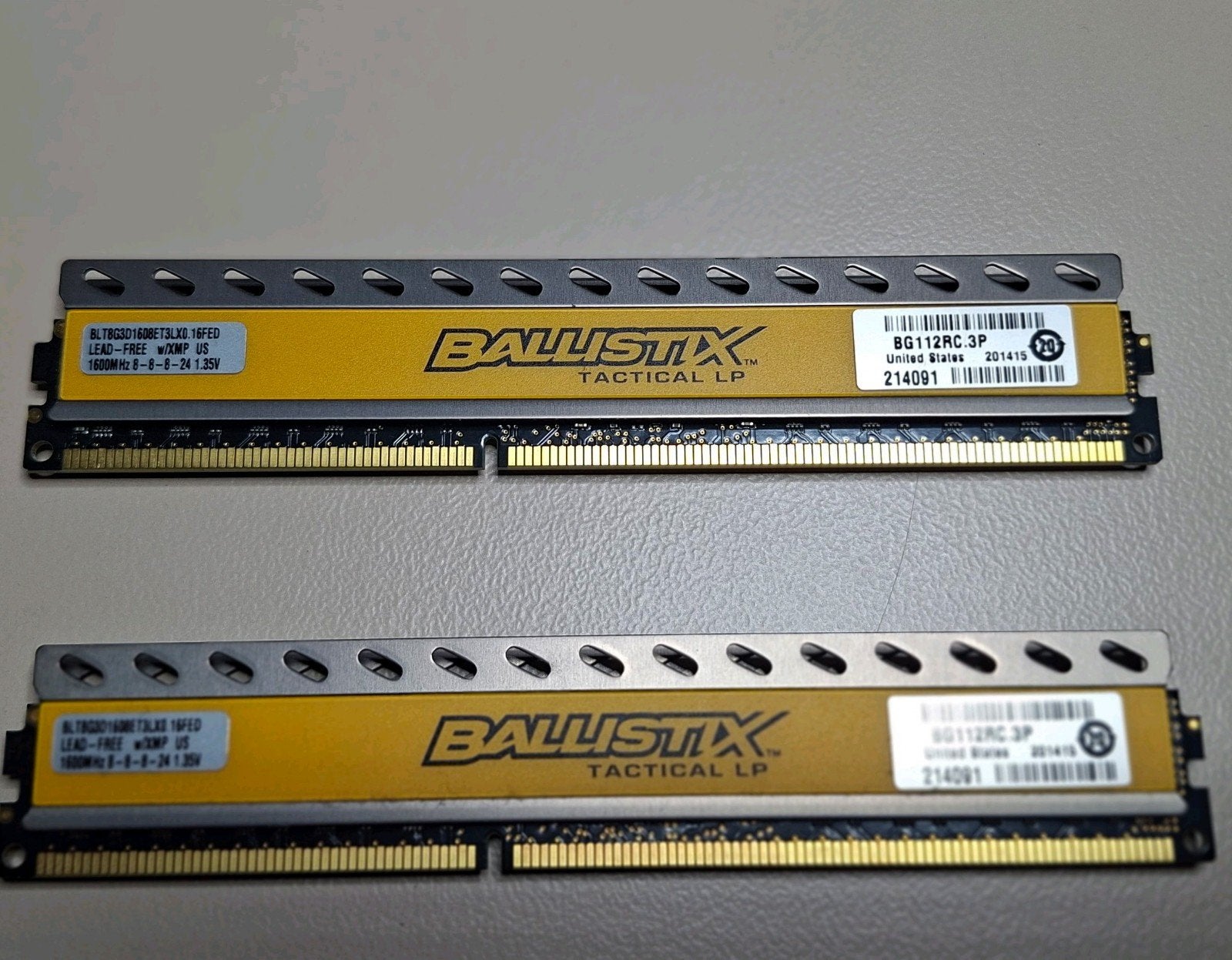 Crucial Ballistix Tactical DDR3 RAM
2x 8GB= 16GB, 1600mhz., Computers en Software, RAM geheugen, Verzenden, DDR3, Zo goed als nieuw