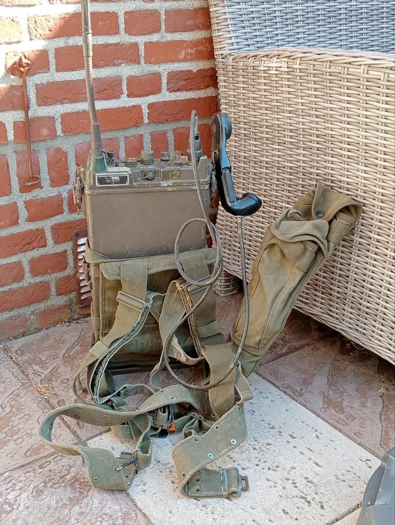 PRC-10 manpack compleet Vietnam periode + dienstplicht, Ophalen of Verzenden, Landmacht, Nederland, Overige typen