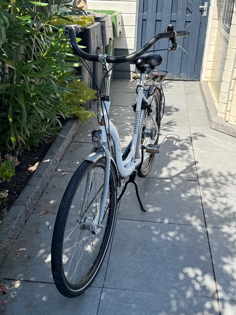Damesfiets Raleigh fleur, Fietsen en Brommers, Gebruikt, Versnellingen, 56 cm of meer, Trommelrem