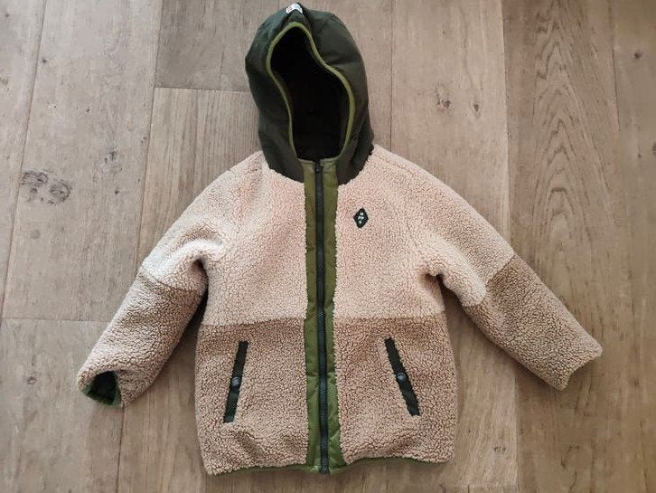 Noppies omkeerbare jas maat 128, Ophalen, Gebruikt, Jongen of Meisje, Noppies