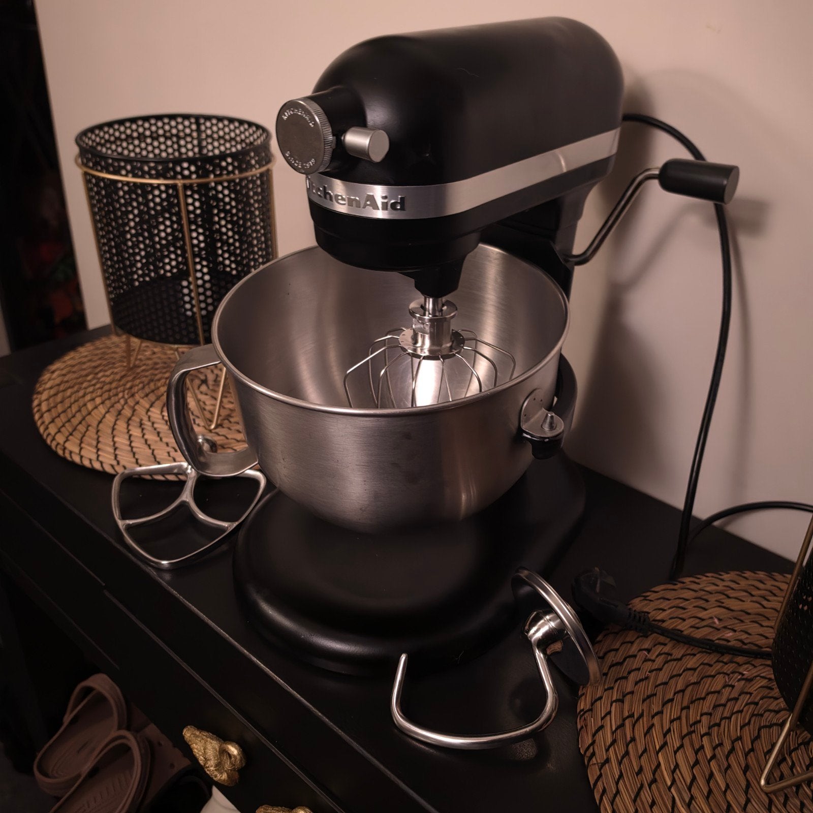 TE KOOP: KITCHENAID 5KSM70SHXEBM – MATZWART, Overige typen, Ophalen of Verzenden, Zo goed als nieuw, Zwart