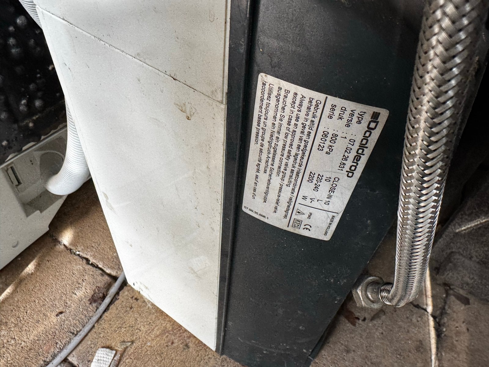 Daalderop Close-in 10 liter boiler - Enschede, Ophalen of Verzenden, Gebruikt