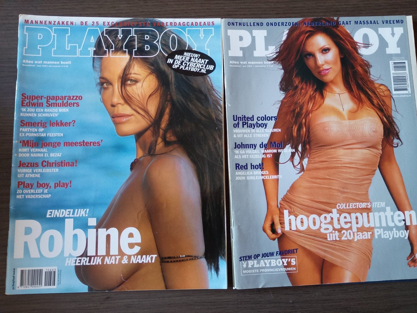 playboy (9)2 stuks, Ophalen of Verzenden, 1980 tot heden, Tijdschrift