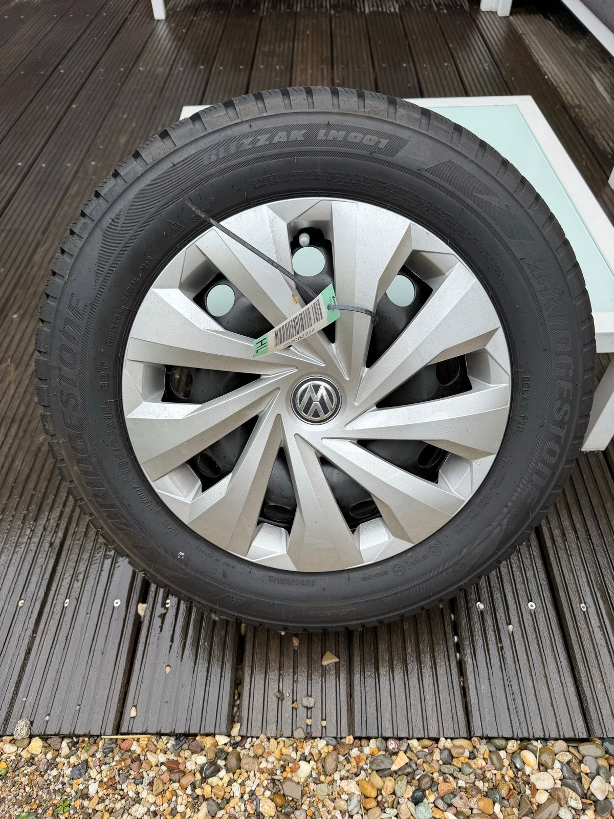 Bridgestone Blizzak LM001 Winterbanden met Velgen 185/65R15, Auto-onderdelen, Banden en Velgen, Ophalen, Gebruikt, 15 inch, Banden en Velgen